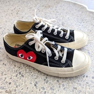 Comme Des Garcons Black Converse PLAY